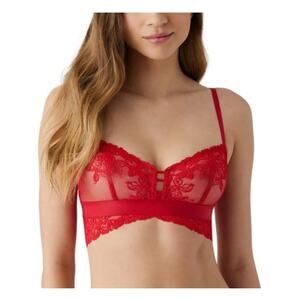 b.tempt'd Opening Act women’s  Bralette Haute Red (New)